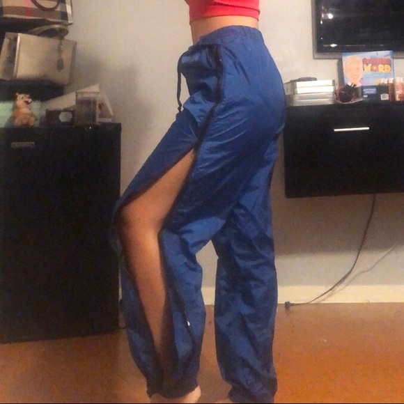 Blue cargos with zippers - Picture 2 of 2